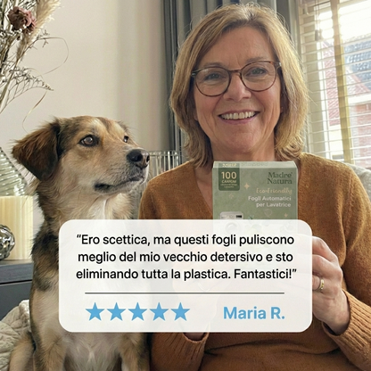 MadreNatura™ | Hojas detergentes para lavadora